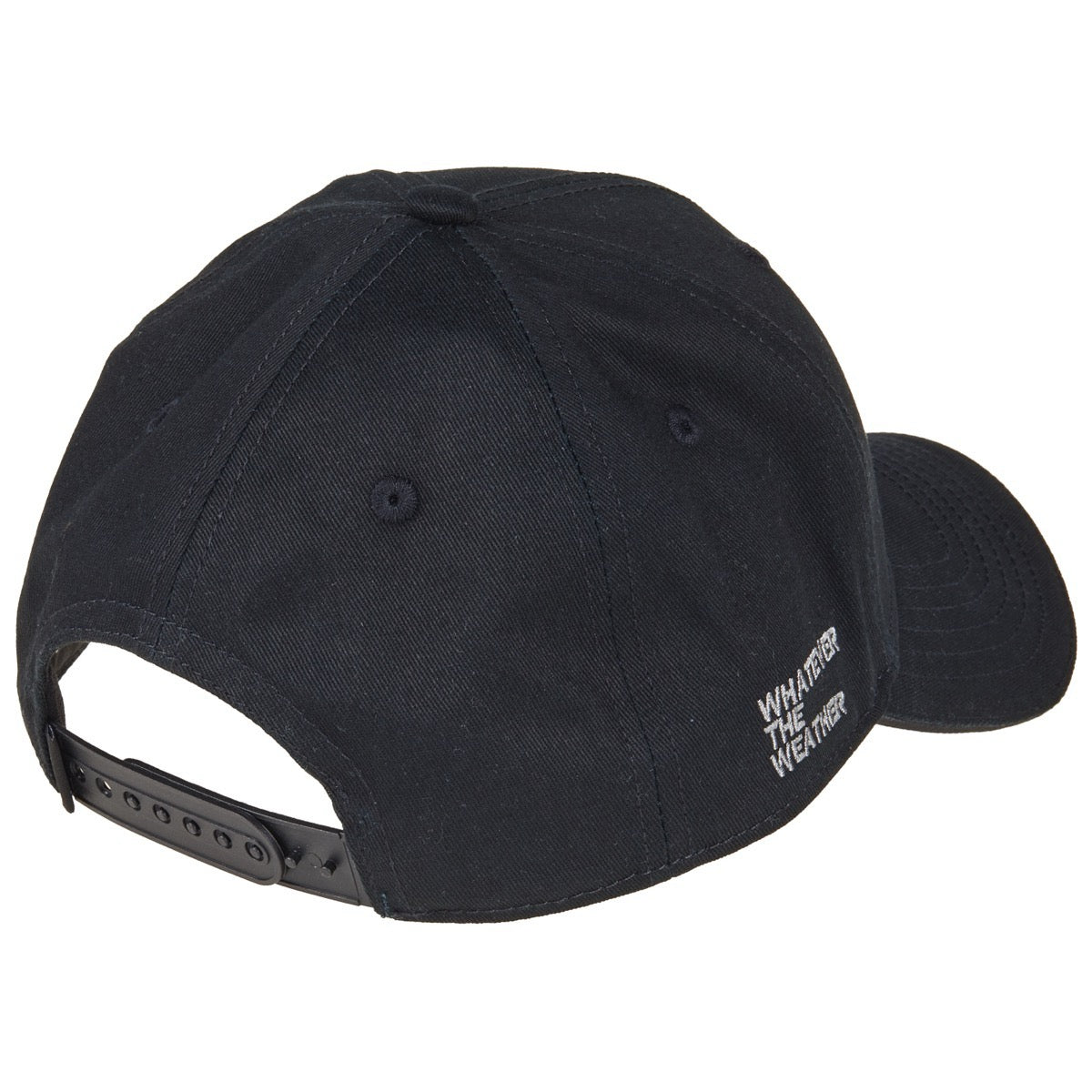 Norfin 6-Panel Black Cap – 100% Cotton, Breathable & Adjustable