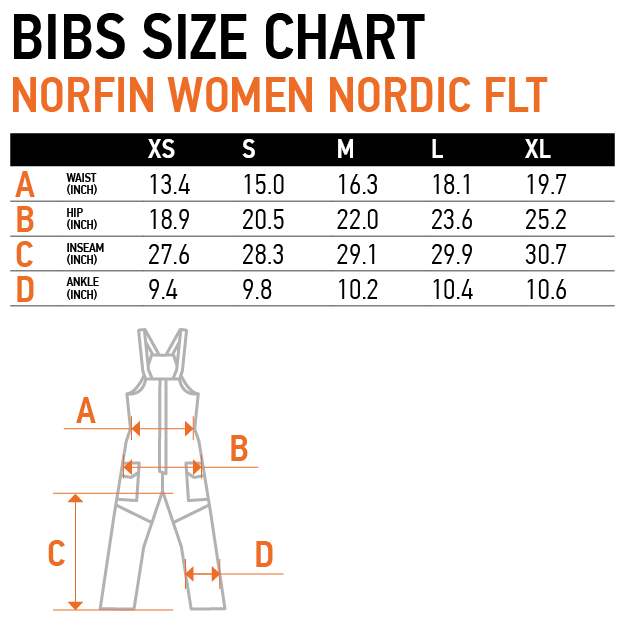 Norfin Nordic Float Bibs for Ladies