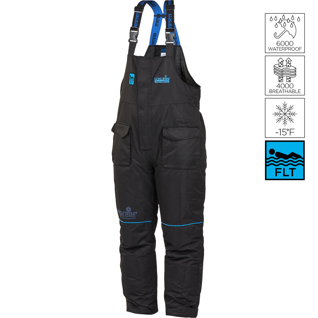 Insulated winter fishing suit with flotation assist