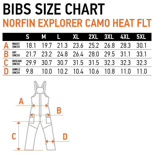 EXPLORER CAMO HEAT FLT BIB