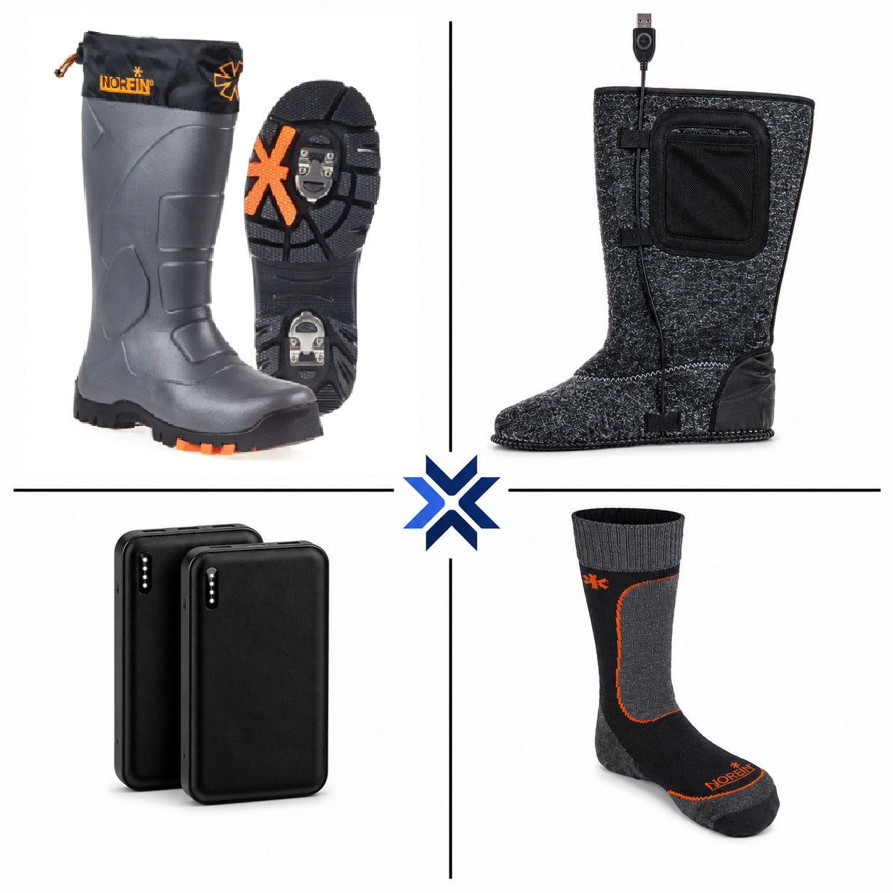 Norfin Heated Boot Bundle