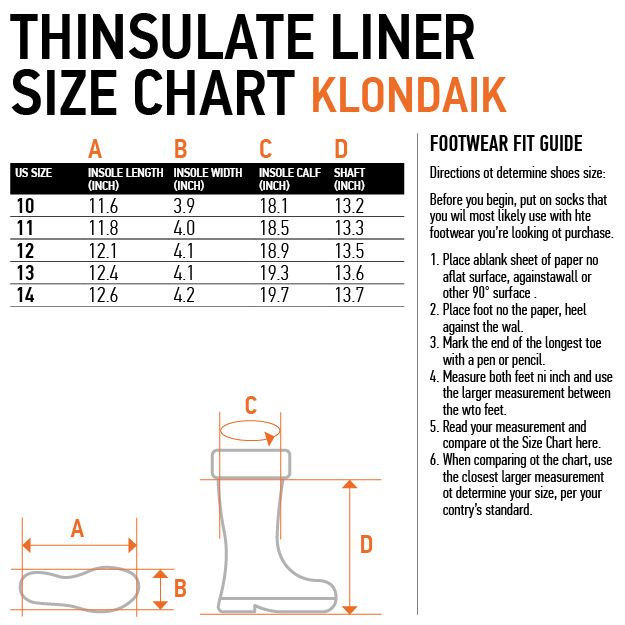 KLONDIKE BOOT LINER