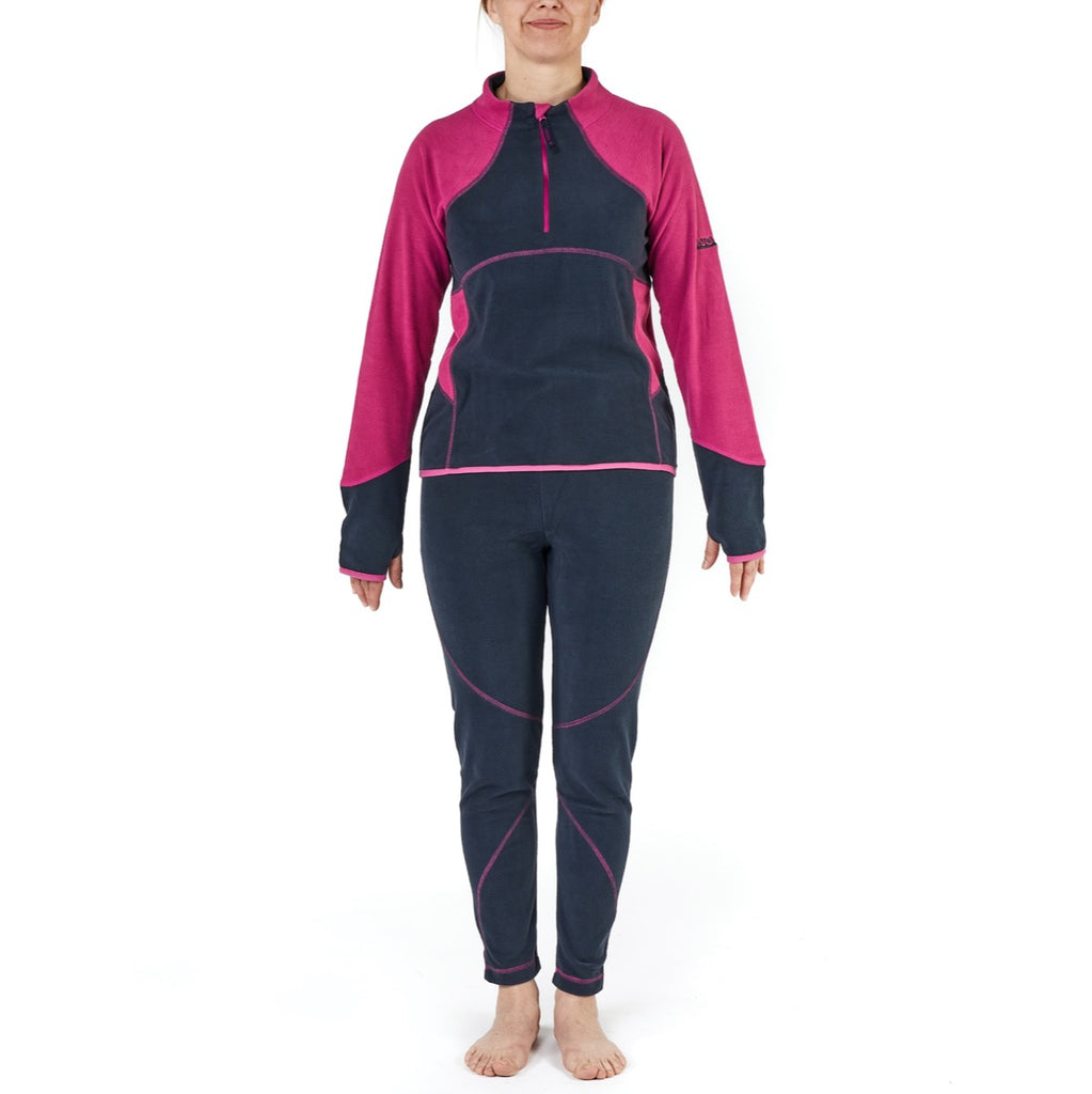 Thermal Underwear Women's Suit Base Inner Wear Fleece-Lined Padded