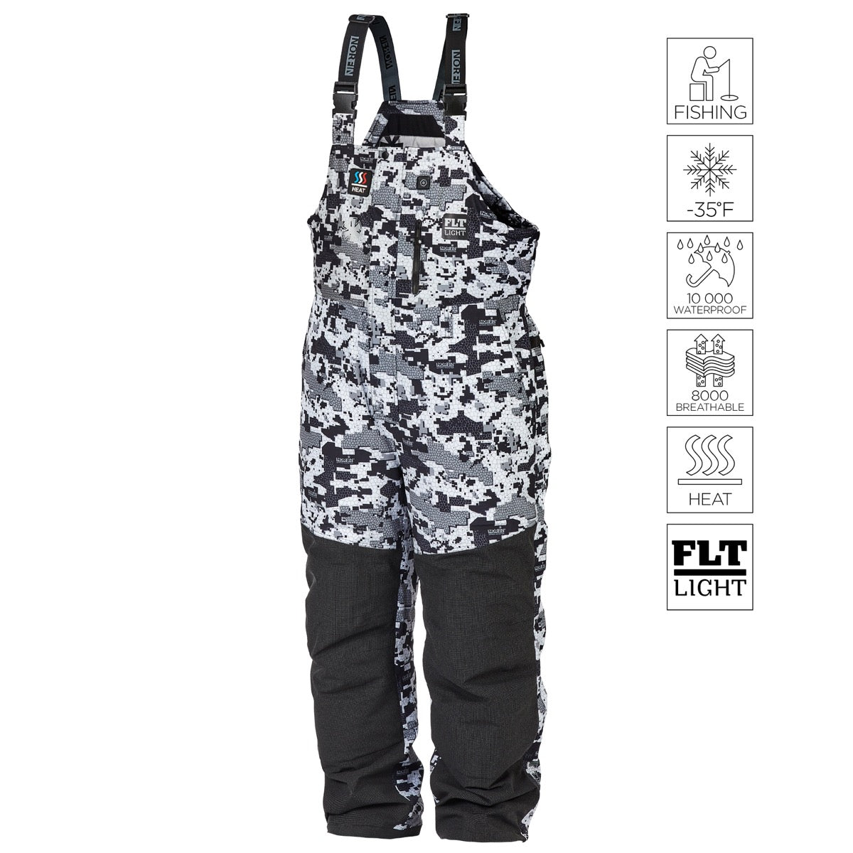EXPLORER CAMO HEAT FLT BIB