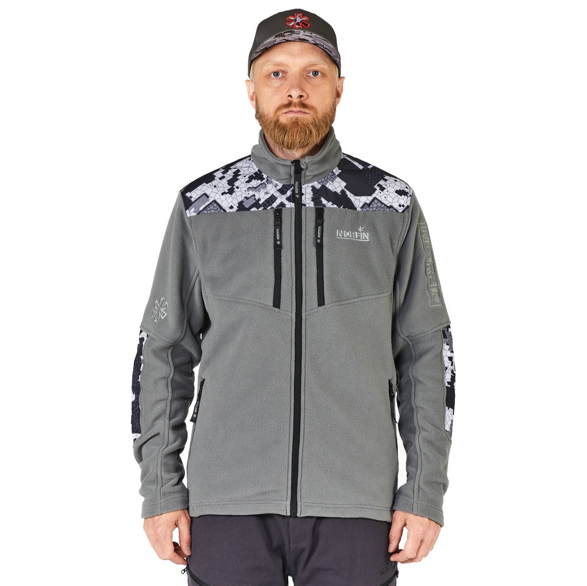 GLACIER CAMO FLEECE JACKET
