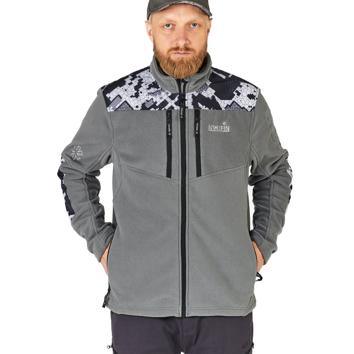 GLACIER CAMO FLEECE JACKET