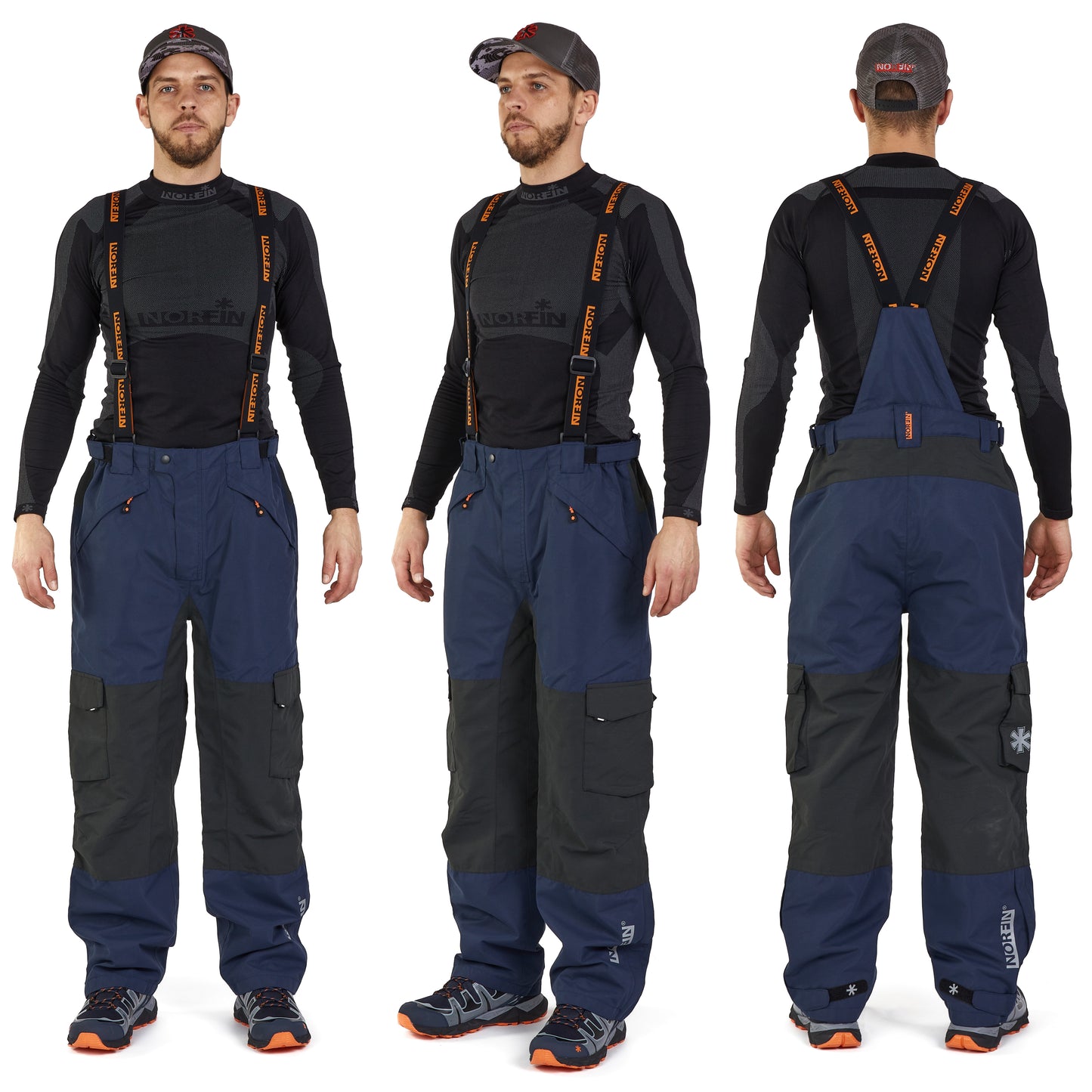 ALPHA NAVY BLUE RAIN PANTS