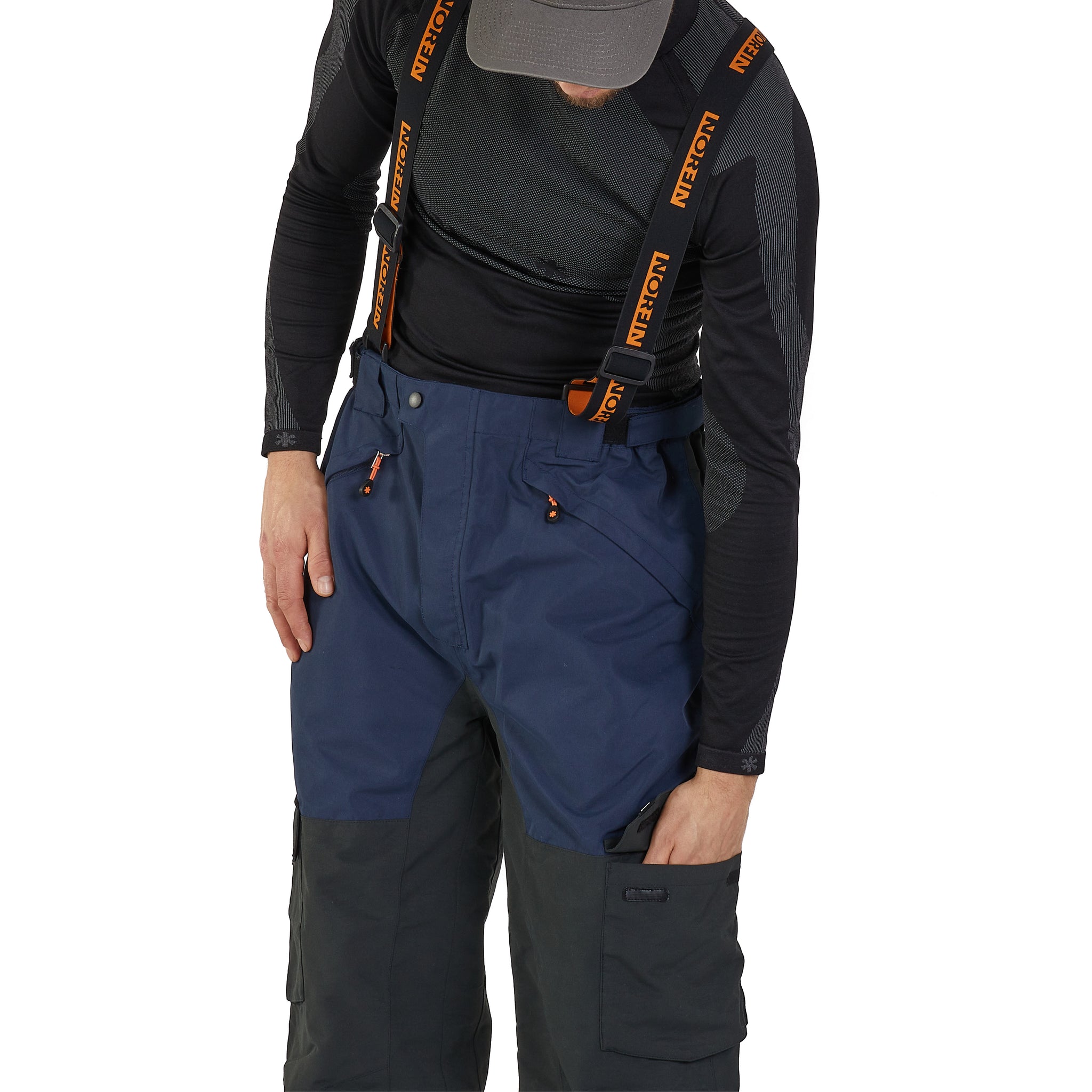 ALPHA NAVY BLUE RAIN PANTS