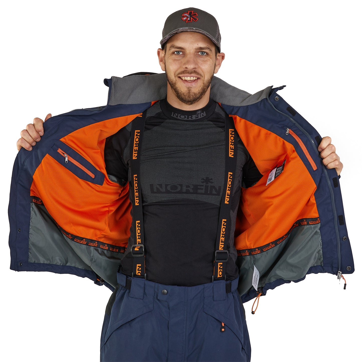 ALPHA NAVY BLUE RAIN JACKET