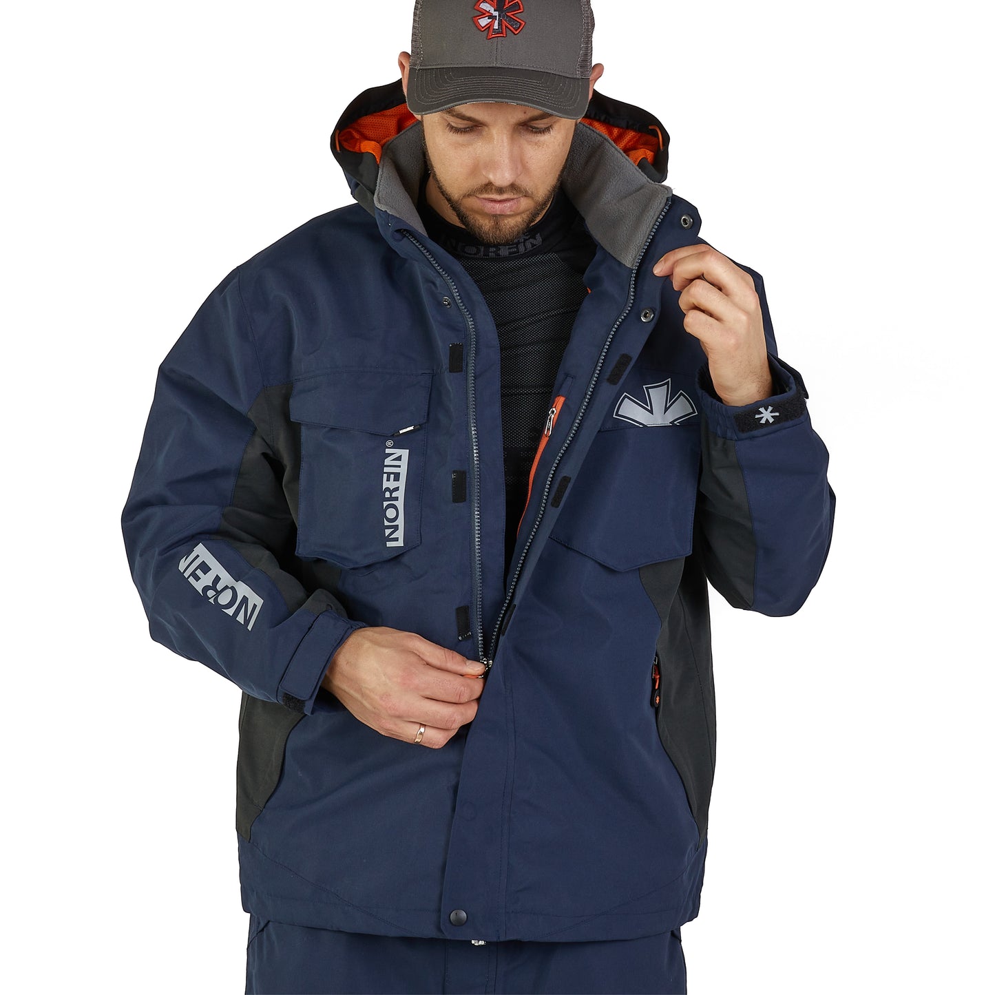 ALPHA NAVY BLUE RAIN JACKET