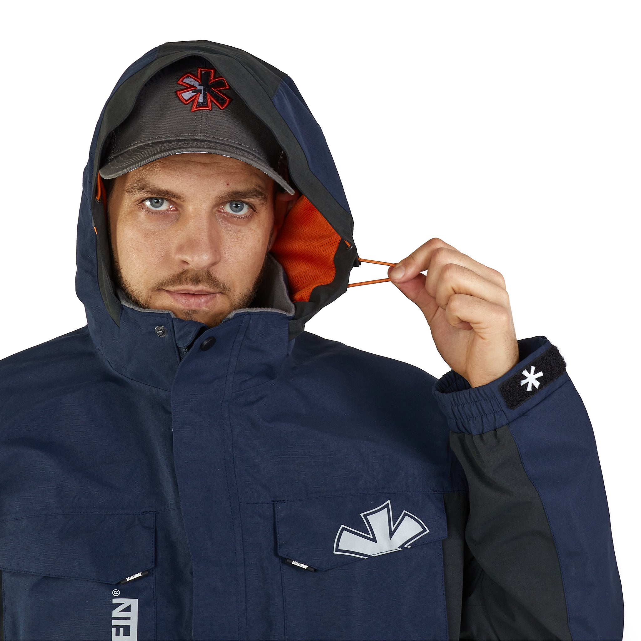 ALPHA NAVY BLUE RAIN JACKET