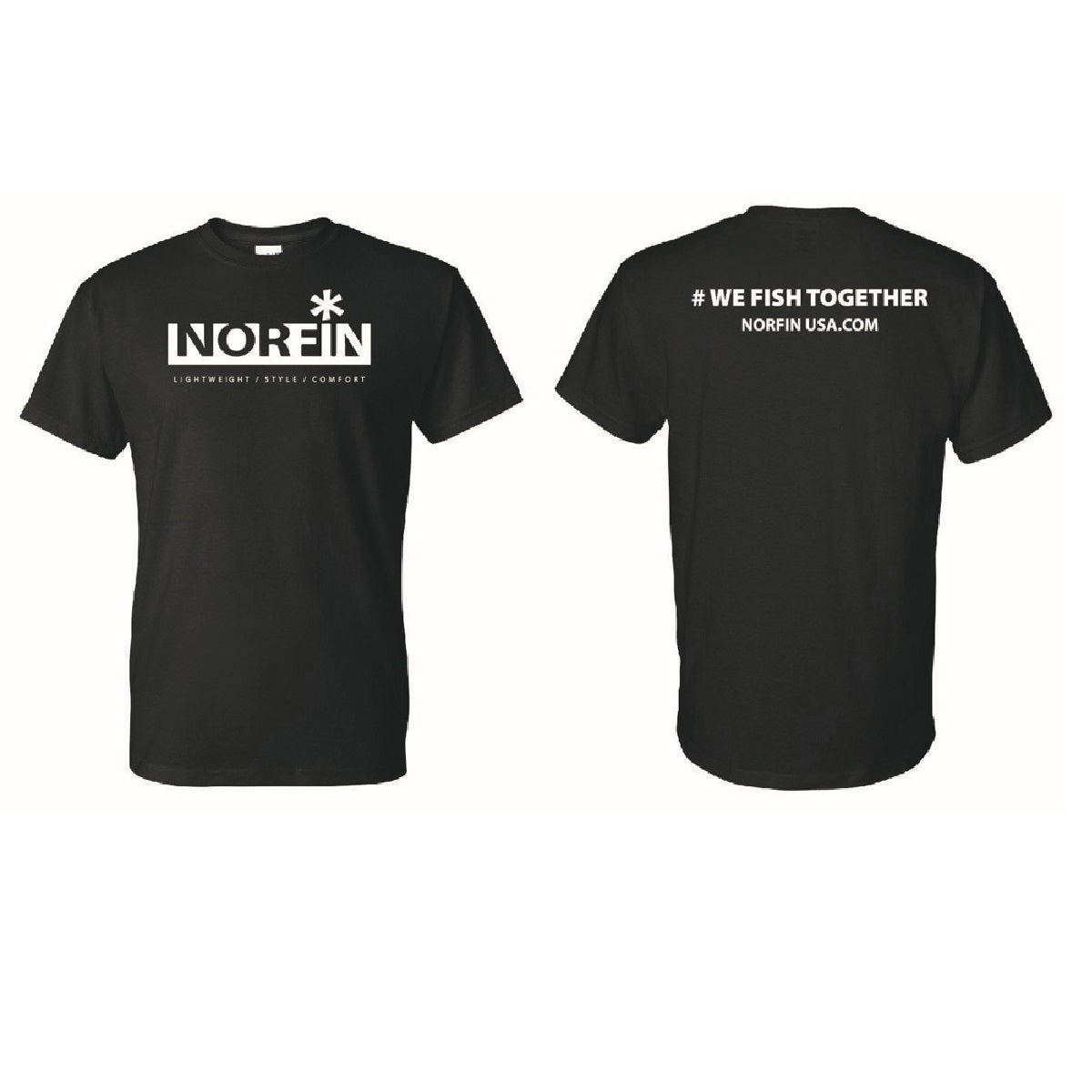 NORFIN LOGO T-SHIRT BLACK