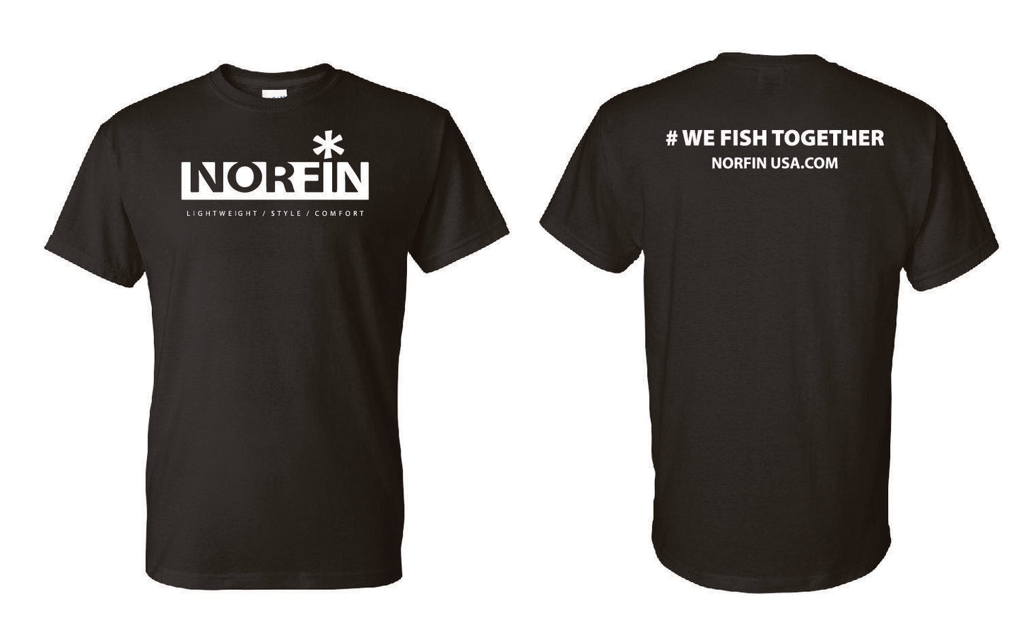 NORFIN LOGO T-SHIRT BLACK